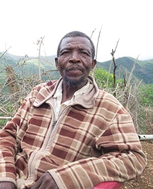Mshiyelwa “Mtshayina” Ndoda, a notorious traditional surgeon based in Libode, at home in Zele village. Picture: Lubabalo ngcukana