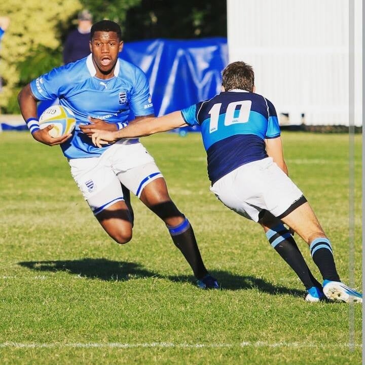 Khwezi Mafu in action for Grey High in 2015. Picture: Die Son