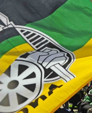 ANC flag. (Thulani Mbele, Sowetan, Gallo Images, file)