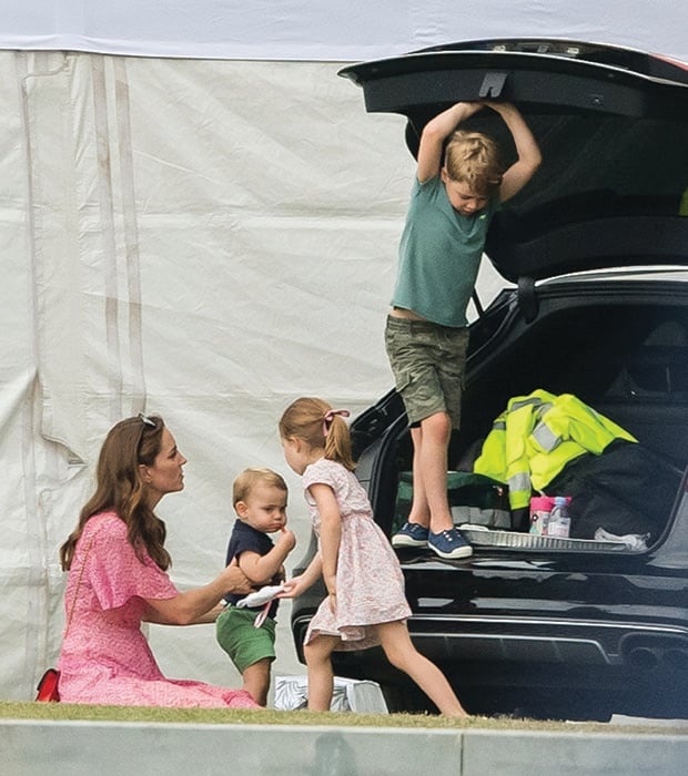 Kate Middleton, Prince Louis, Princess Charlotte a