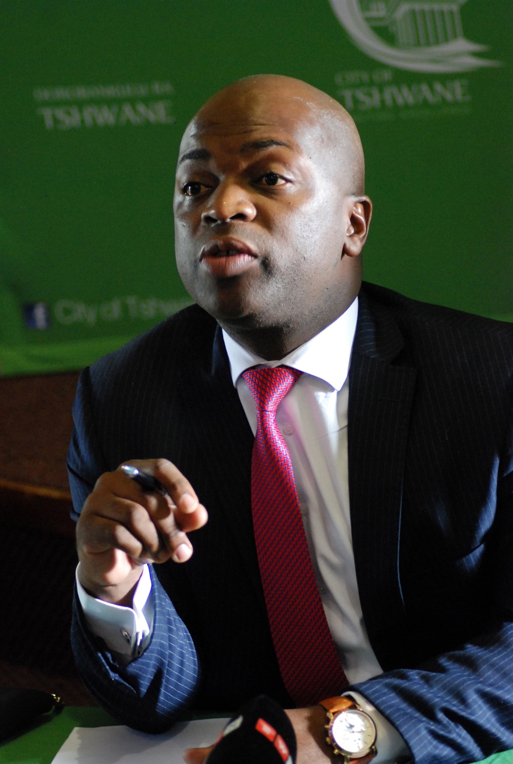 Tshwane Mayor Solly Msimanga has received major backlash after his controversial trip to Taiwan.  PICTURE: Samson Ratswana 
