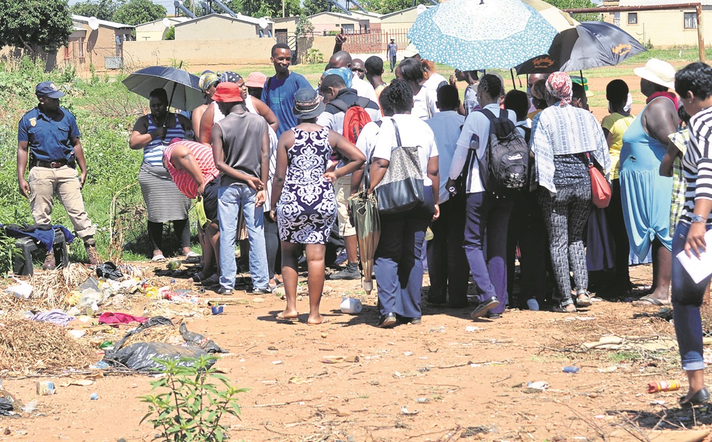 Residents of Ga-Rankuwa View were shocked by a foetus found at the dump on Monday morning.                                  Photo by Samson Ratswana 