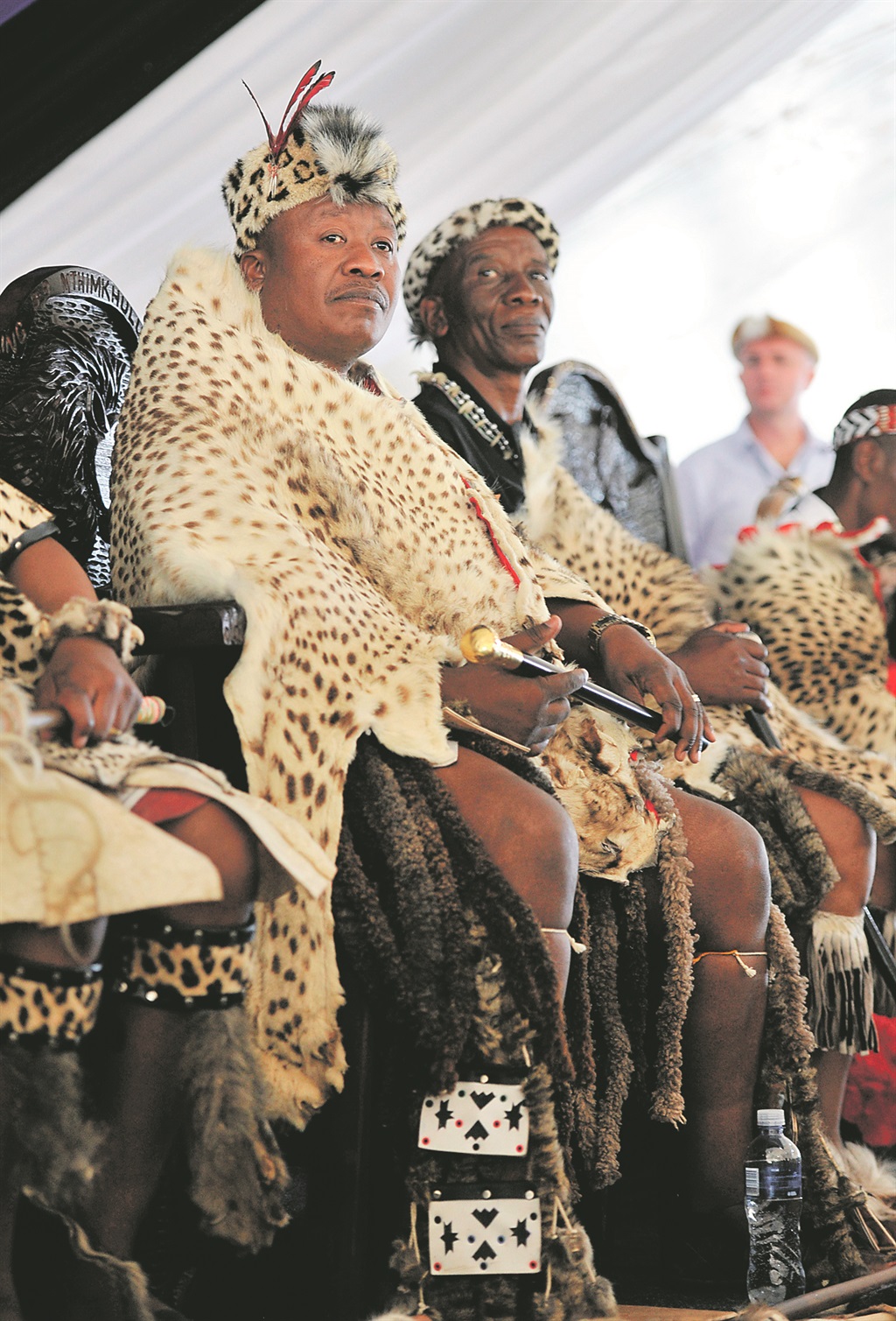 Illegitimate amaHlubi king Bryce Mthimkhulu during a ceremony in eShowe. Picture: Khaya Ngwenya 