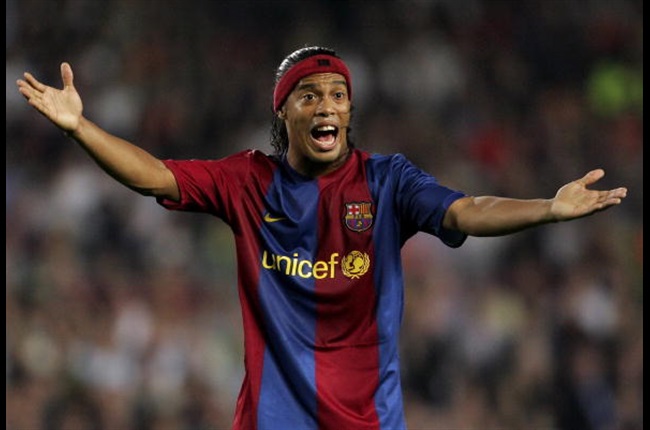 Ronaldinho Barça 2006 07  Sports jersey, Unicef, Football