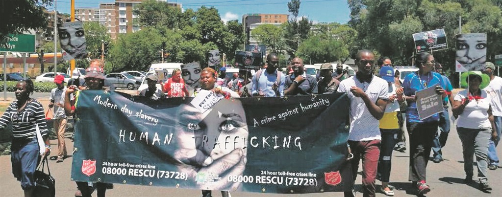 Sunnyside residents in Tshwane marched on Saturday against the high rates of crime, drugs and human trafficking cases in their area.                                      Photo by Kgomotso Medupe 