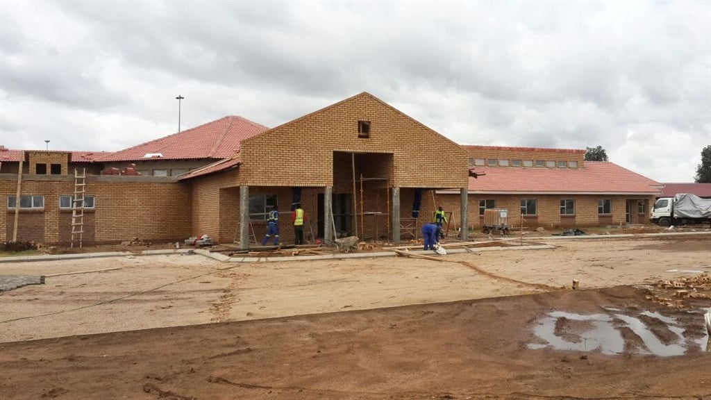 Optimum Coal Mine has failed to pay the final tranche to finish building this clinic in Hendrina, Mpumalanga. Picture: Supplied
