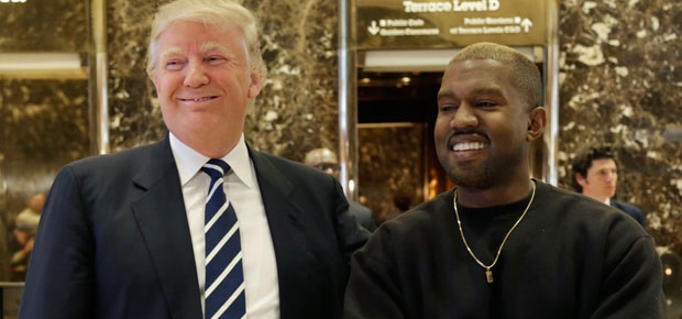 Donald Trump and Kanye West meet. (Photo: AP)
