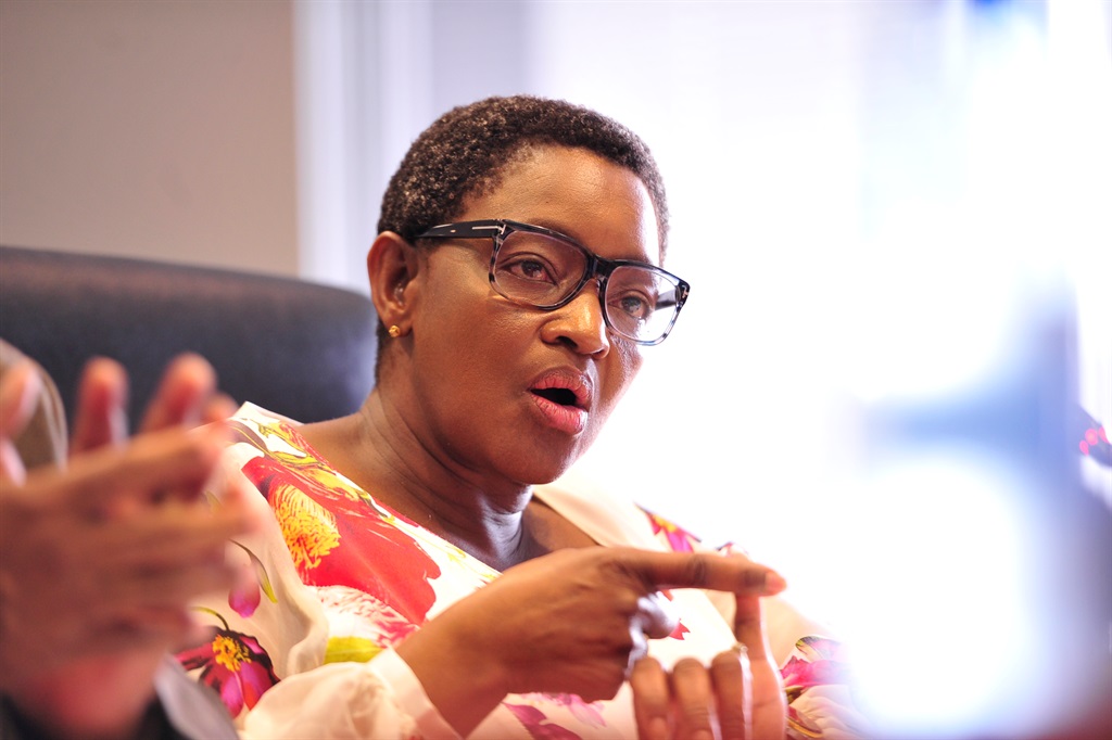 Social Development Minister Bathabile Dlamini gives her side of the story during the first day of the inquiry in to the social grants saga. Picture: Christopher Moagi