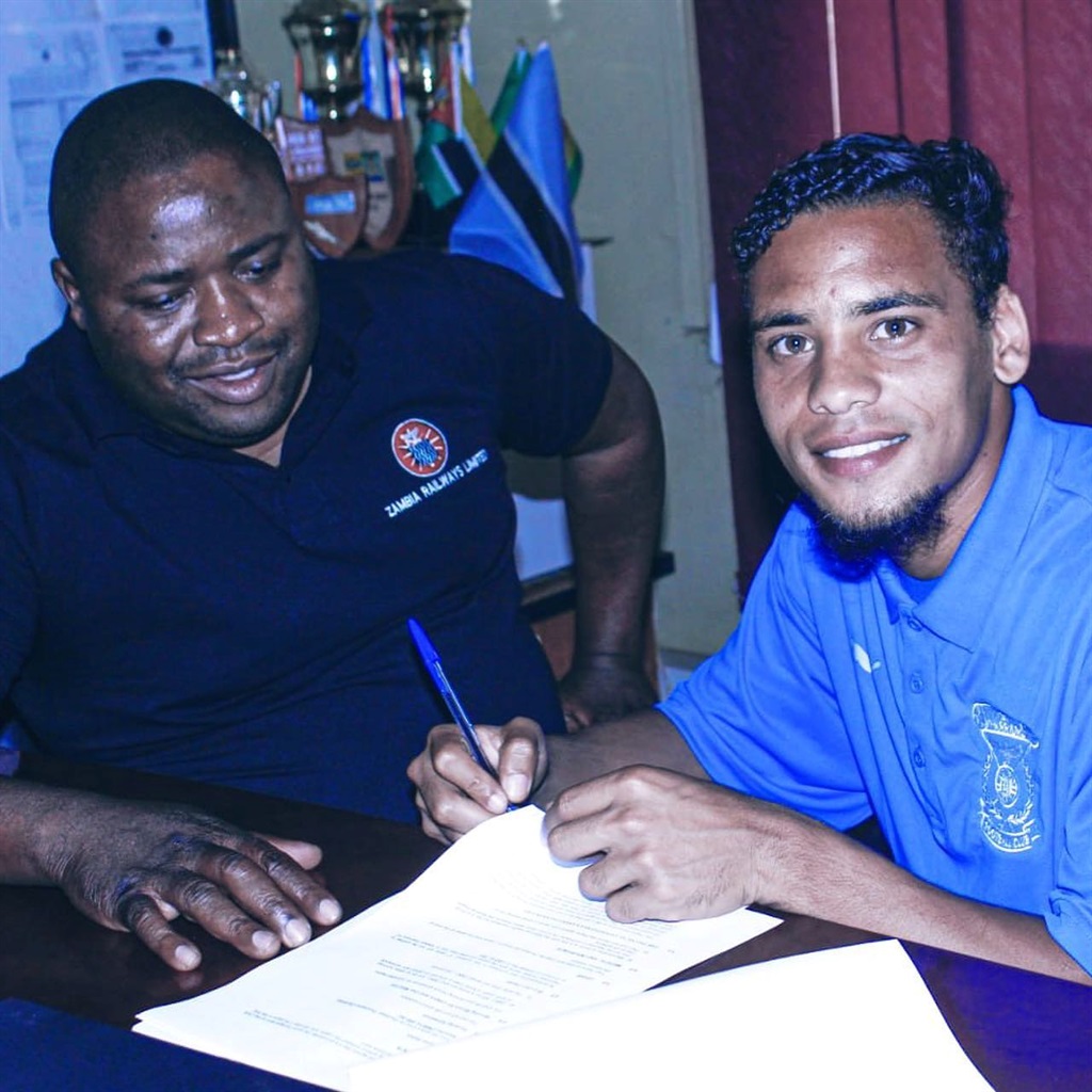 Charl Reid has penned a deal with Zambian Super League side Kabwe Warriors. Image courtesy of The Football Project.