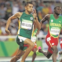 Wayde van Niekerk was a marvel and real poetry in motion at the Olympics in Rio de Janeiro this year. (Patrick Smith, Getty Images)