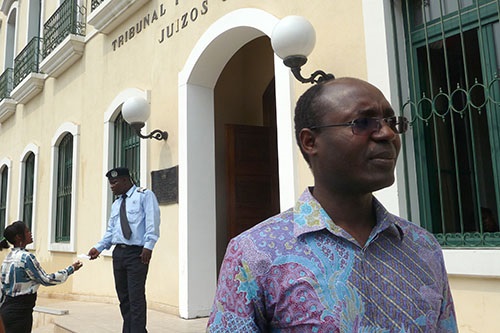 ANGOLA SAYS NO TO FREEDOM OF SPEECH Angolan investigative journalist Rafael Marques de Morais is one of the journalists charged for exposing corruption within the Angolan government. Picture: AFP/Estelle Maussion 