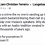 An open letter to Liam Christian Ferreira: Do not be so afraid of others