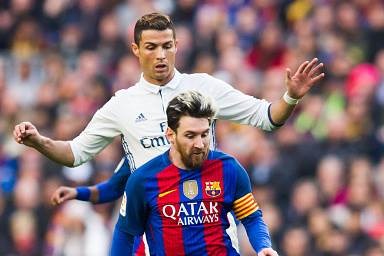 Messi vs Ronaldo: Messi 51-49 Cristiano Ronaldo