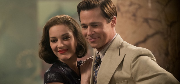 Marion Cotillard and Brad Pitt in Allied.   (Paramount Pictures)