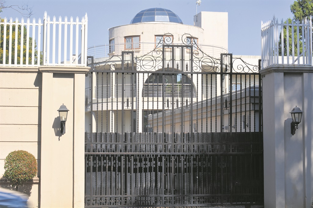 The Gupta compound is alleged to have been using free electricity after an illegal connection was discovered.    Photo by Everson Luhanga 