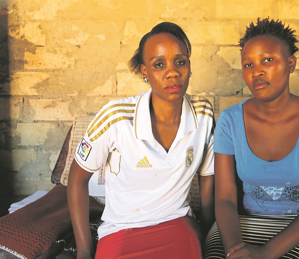 From left: Rebecca Mushi and Sophie Seanego are mourning the death of their nephew.     Photo by        Joshua Sebola 