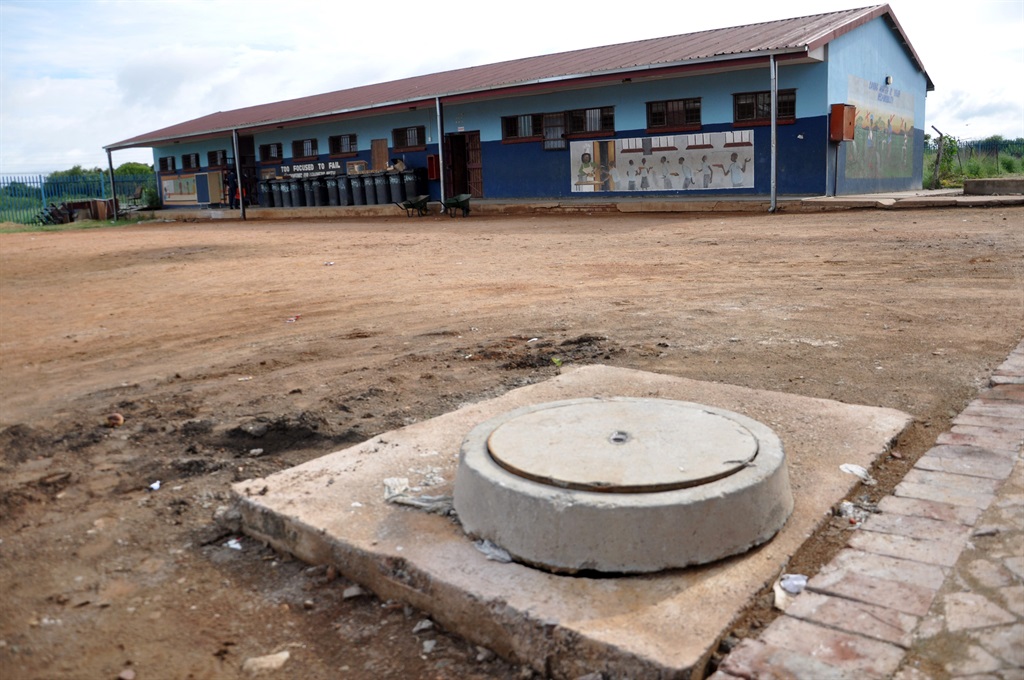 The drain at Lowe Primary School inGa-Rankuwa has been repaired.     Photo by                   Samson Ratswana  