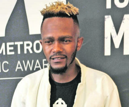 Rapper Kwesta confirmed his engagement at the Metro FM awards.   Photo by Tebego Letsie