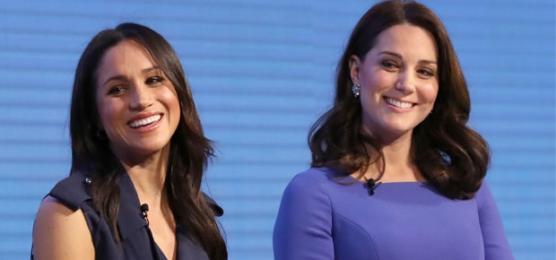 Meghan Markle and Kate Middleton. (Photo: Getty Images)