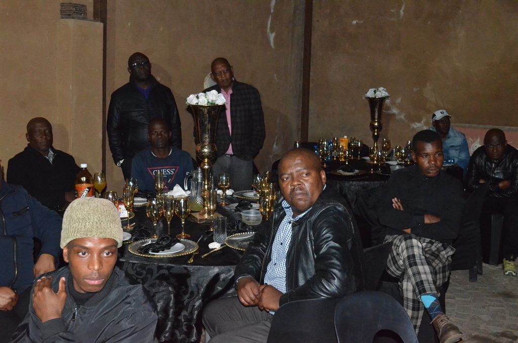 Men attended the event in Wattville, Ekurhuleni on