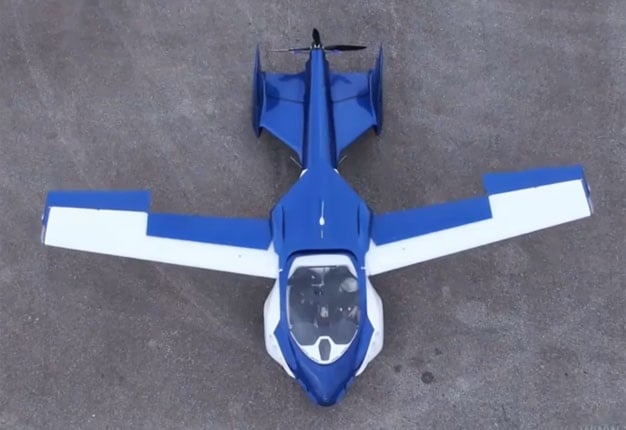 <b> FLYING ROADSTER: </b> The AeroMobil 3.0 is prototype of a flying car developed and built in only10 months. <i> Image: YouTube </i>