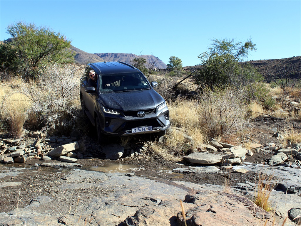The Karoo Stilte circular 4x4 trail provides a number of mildly challenging drift crossings.