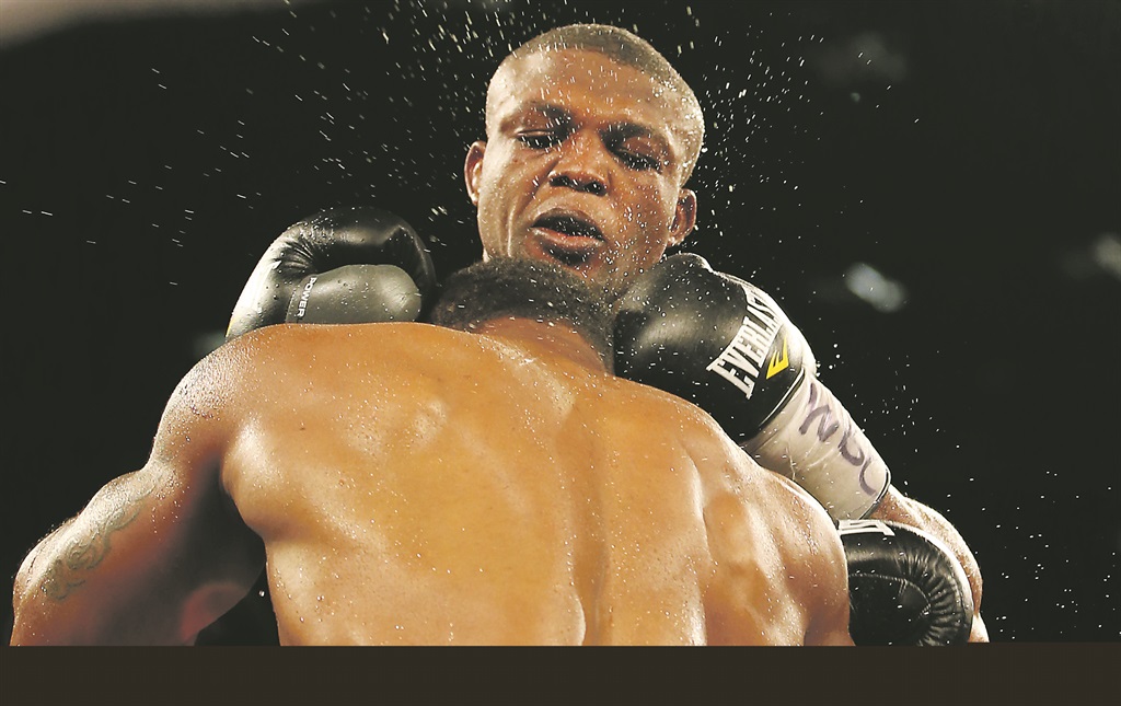 CLOSE Ilunga Makabu stopped Thabiso Mchunu with a KO for the WBC cruiserweight title eliminator at Inkosi Albert Luthuli ICC in Durban last May. Picture: Steve Haag / Gallo Images 