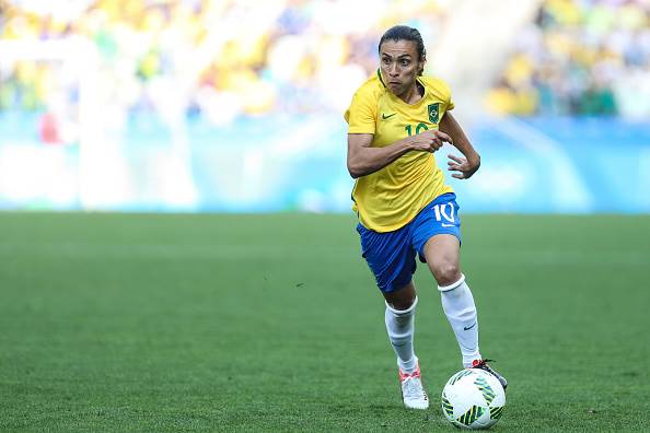 8) Marta (most successful female player in Brazil 
