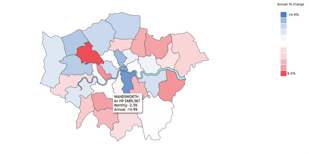 London House Prices Are Falling At The Quickest Rate Since The