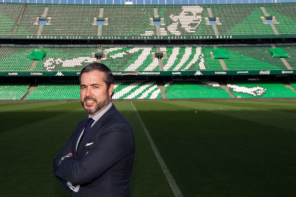 Real Betis Communications manager  Julio Jimenez.
Photo: Supplied 