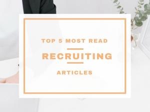 The top 5 most popular recruiting articles in 2016