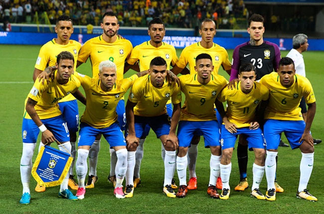 GiveMeSport - Brazil's 23-man squad for the FIFA World Cup!