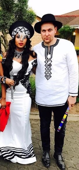 Linda Mtoba and Steven Meyer. Photo: Nontando Mshibe-Instagram