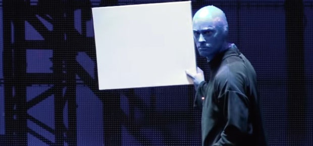 Blue Man Group. (Photo: YouTube)