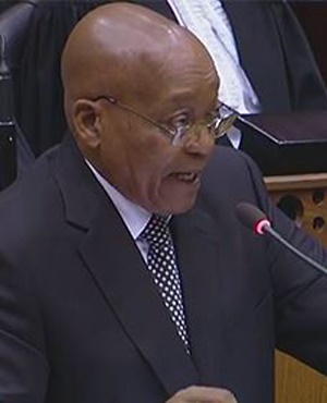 President Jacob Zuma (Screen grab)