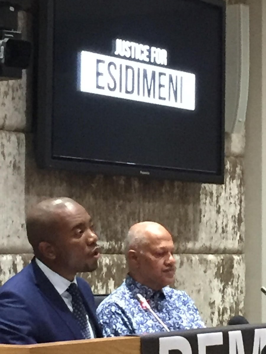 DA leader Mmusi Maimane wants a judicial commission of enquiry into the deaths of the Life Esidimeni Health patients. Picture: Andisiwe Makinana