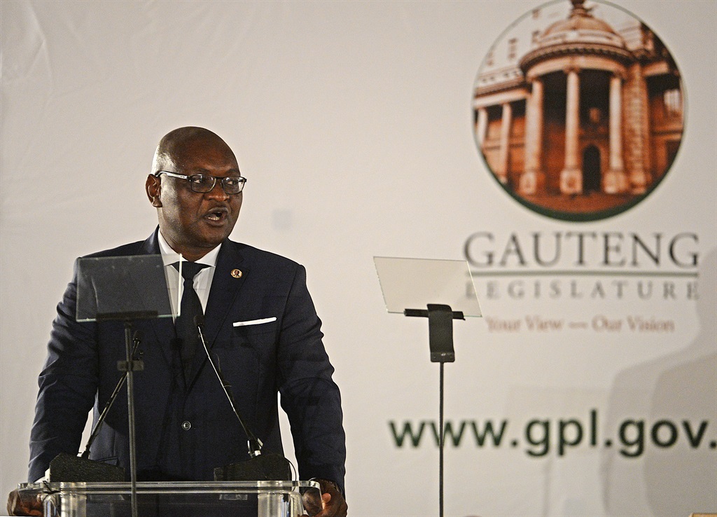  Premier of Gauteng David Makhura. Picture: Denzil Maregele 