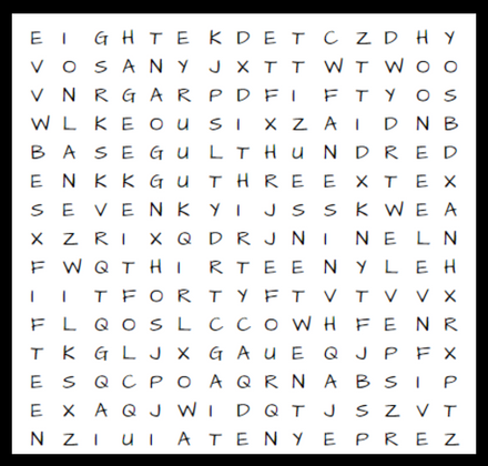 number word search