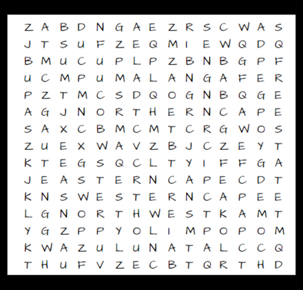 province word search