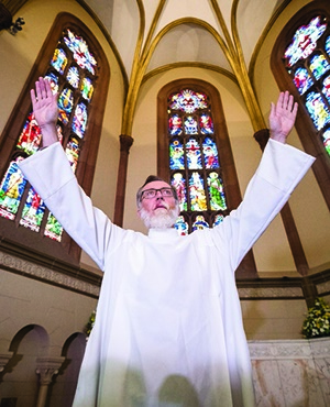 Father Graham Pugin and his fellow clergy at Holy Trinity Catholic Church in Braamfontein are determined to put humanity first as they embrace parishioners of all faiths. Picture: Cornel van Heerden