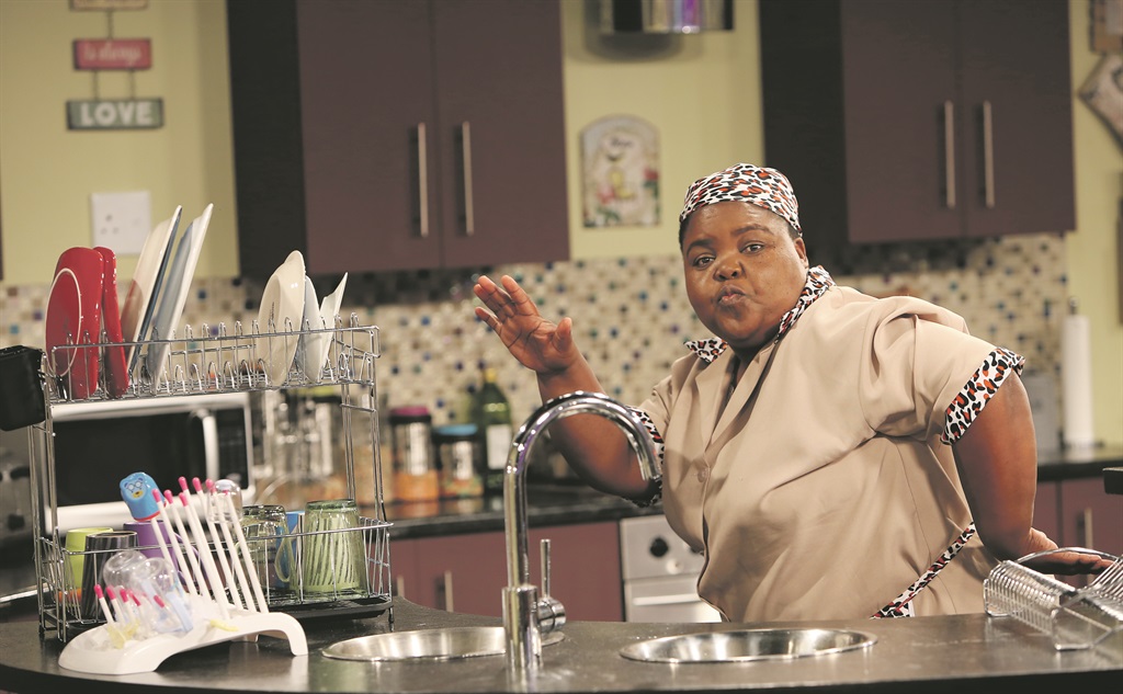 Comedian turned actress Khanyisa Bunu says she’s learning from the cast of Ses’Top La.       Photo by SABC1
