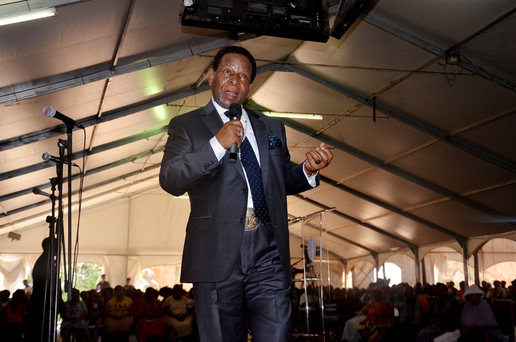 King Goodwill Zwelithini preaching at God never Fails church in Alex. PHOTO: Zamokuhle Mdluli