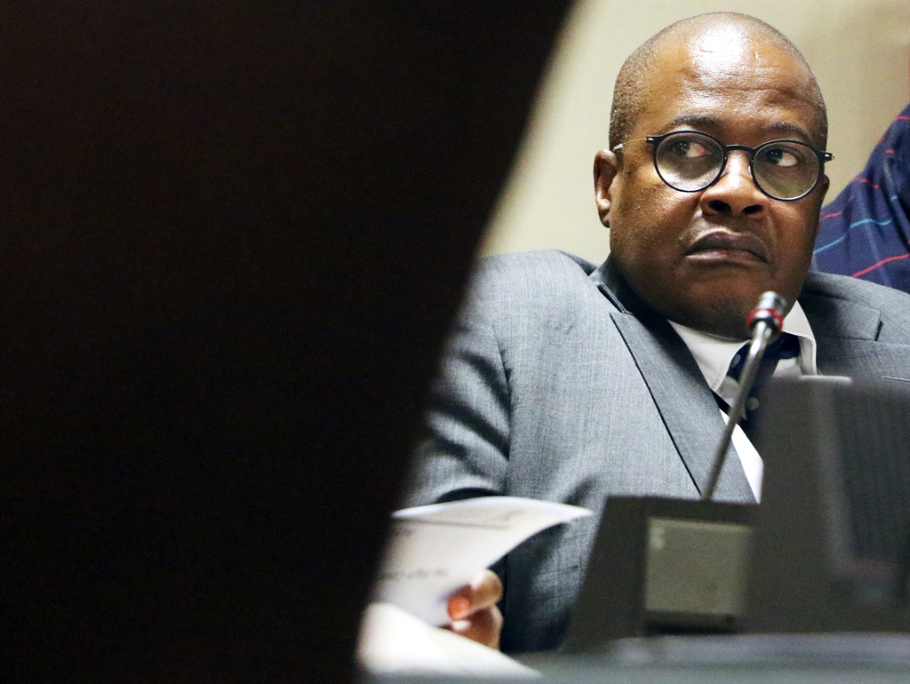 New MP Brian Molefe attends his first international relations committee meeting.Picture: Jane Gerber