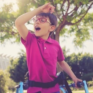 Boy with cerebral palsy – iStock