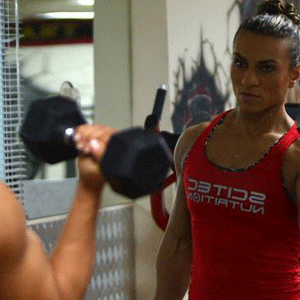 Haifa Musawi, female bodybuilder