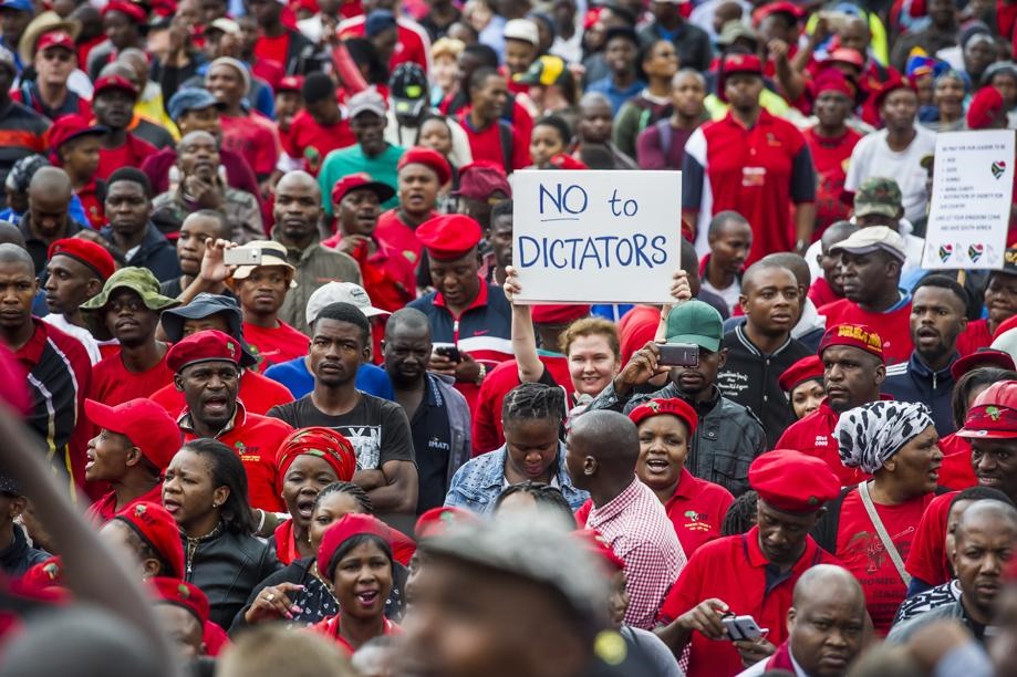 Anti-Zuma marches will continue say political analysts. Picture: Deon Raath