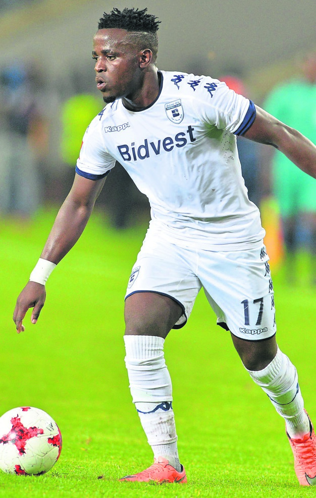 Bidvest Wits’ deadly striker Gabadinho Mhango.
