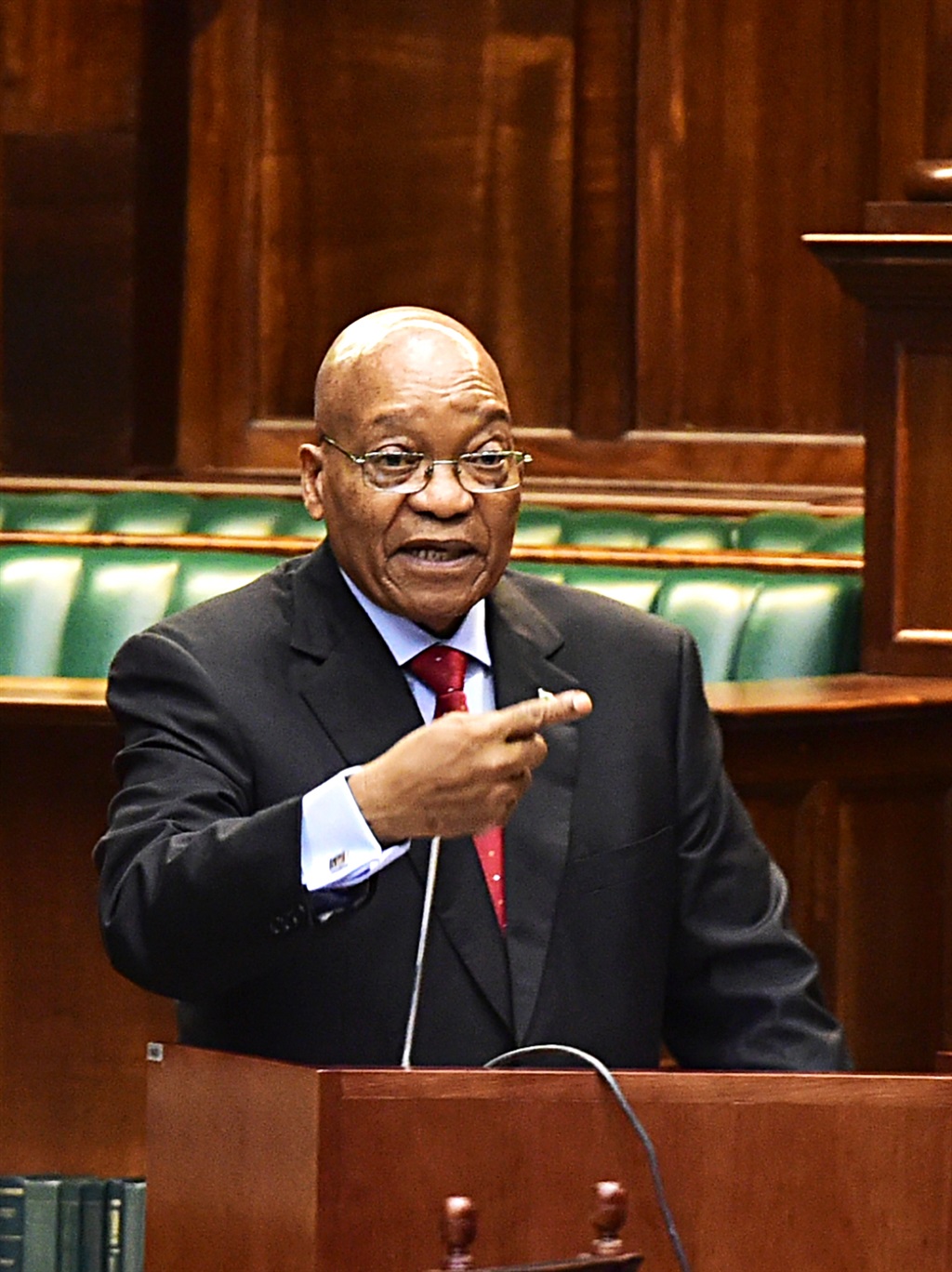 President Jacob Zuma in Parliament. Picture: Kopano Tlape/GCIS