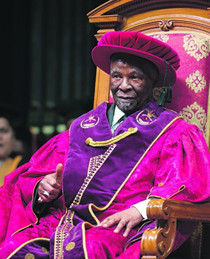 Former president Thabo Mbeki, inaugurated as chancellor of the University of SA last month, will boost the transformation agenda of the university. Picture: Deaan Vivier / Netwerk24
