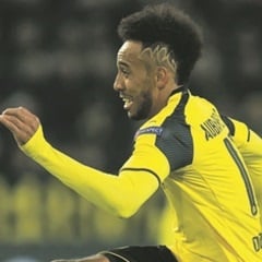 HIT:  Pierre-Emerick Aubameyang of Borussia Dortmund is the club’s top hitman and has become a favourite with the fans. (TF-Images, Getty Images)